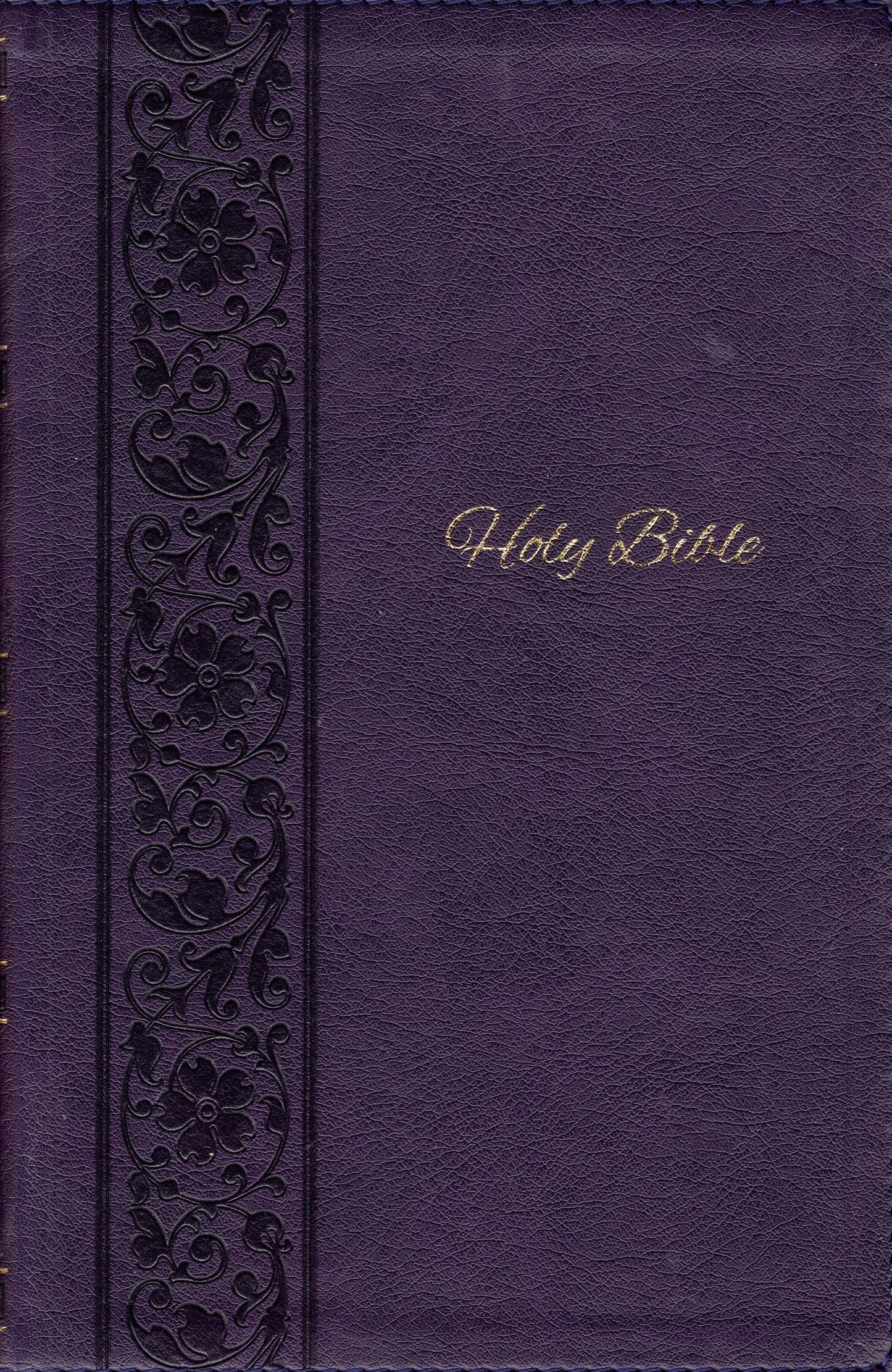 NKJV Personal Size Giant Print Bible - Purple