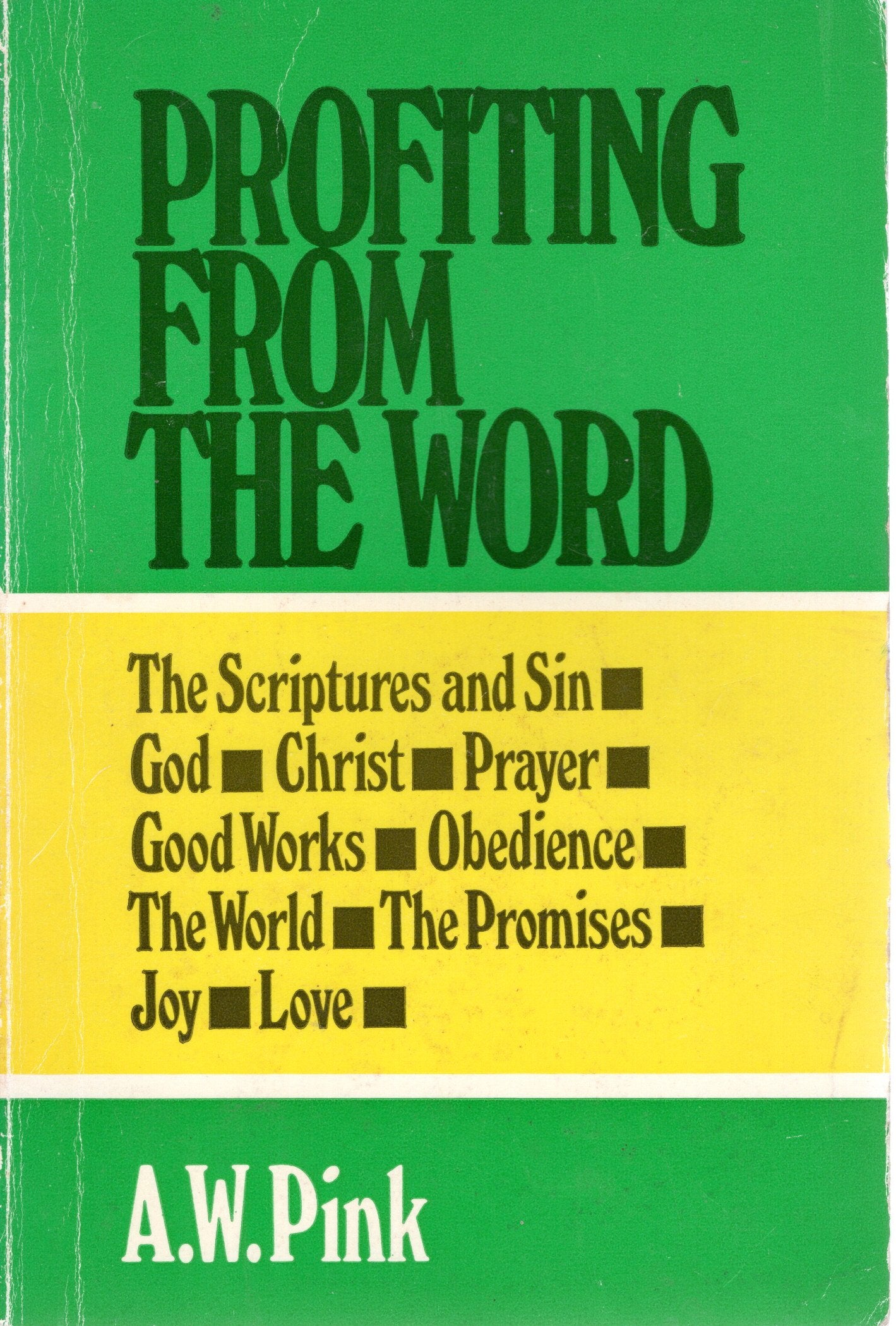 Profiting From The Word-A W Pink -SH - Good condition