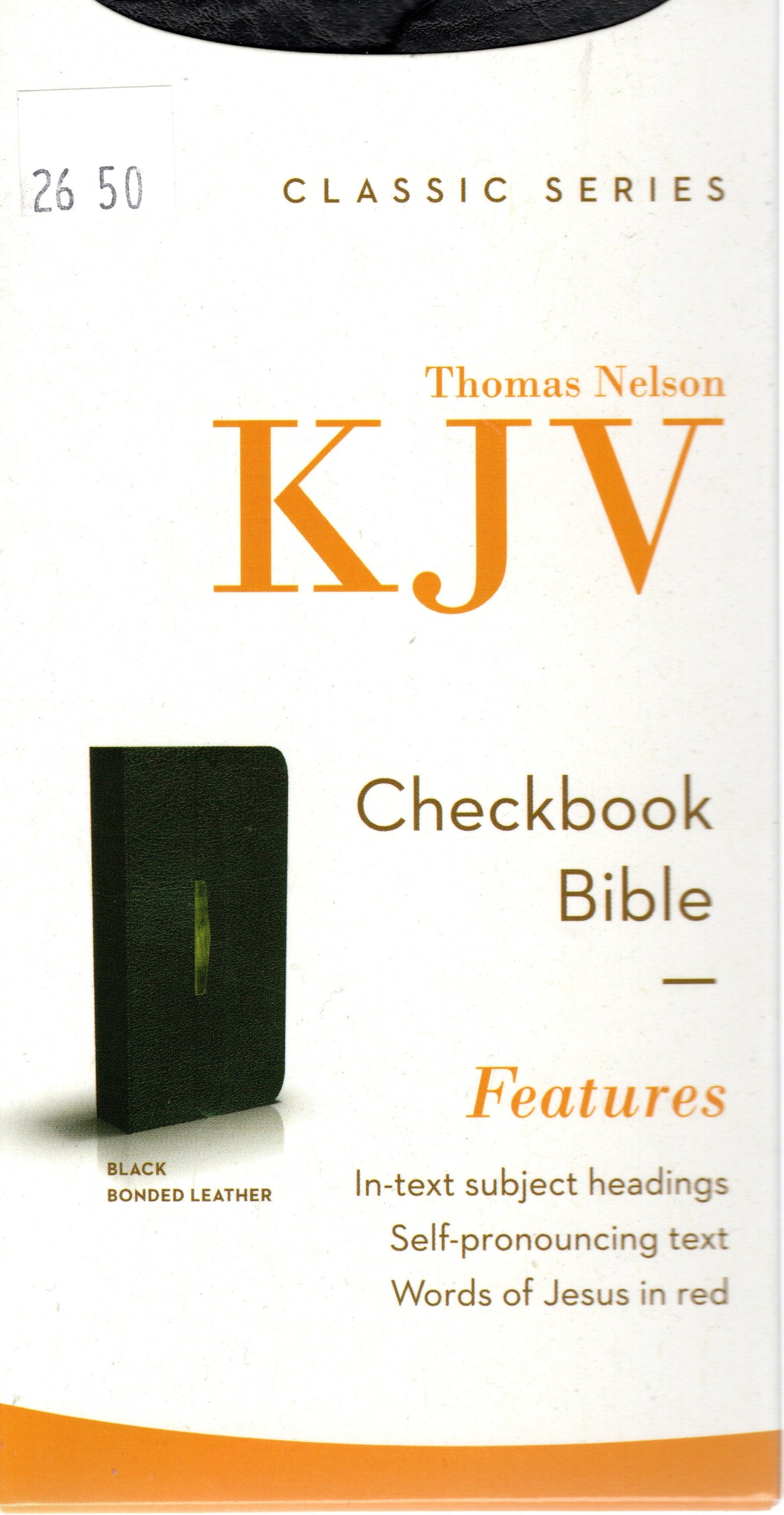 Checkbook Bible with Flap