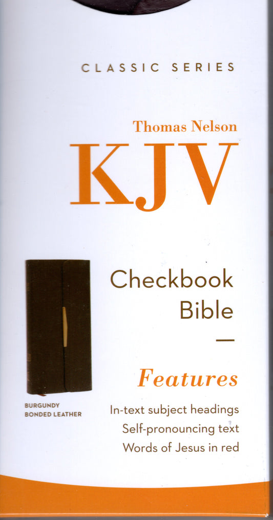 KJV Checkbook Bible with Flap