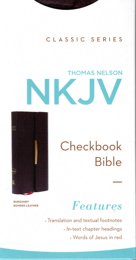 NKJV Checkbook Bible with Flap