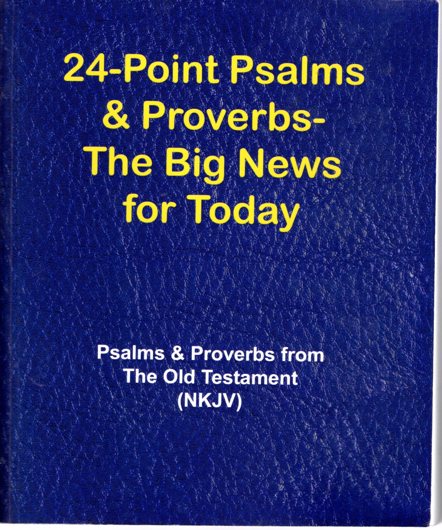 24-point Psalms & Proverbs - Large Print (SH)