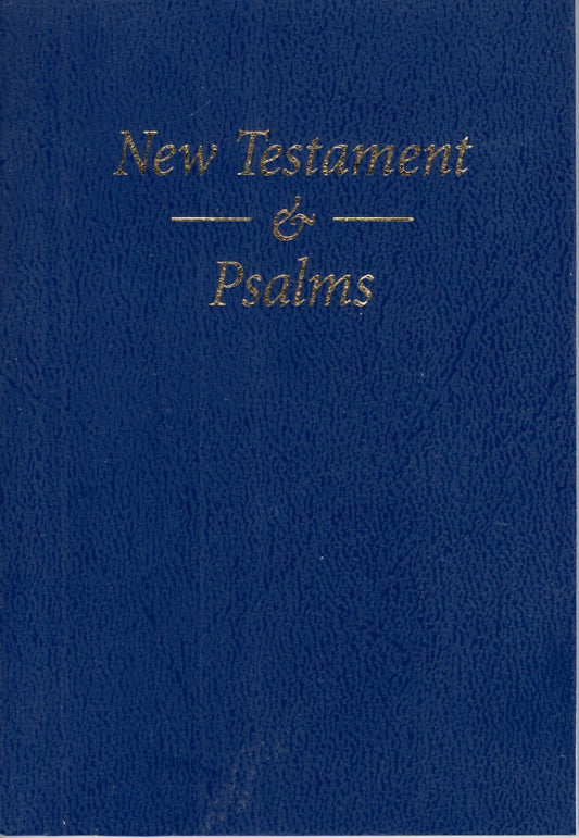 KJV Blue Pocket Size New Testament & Psalms