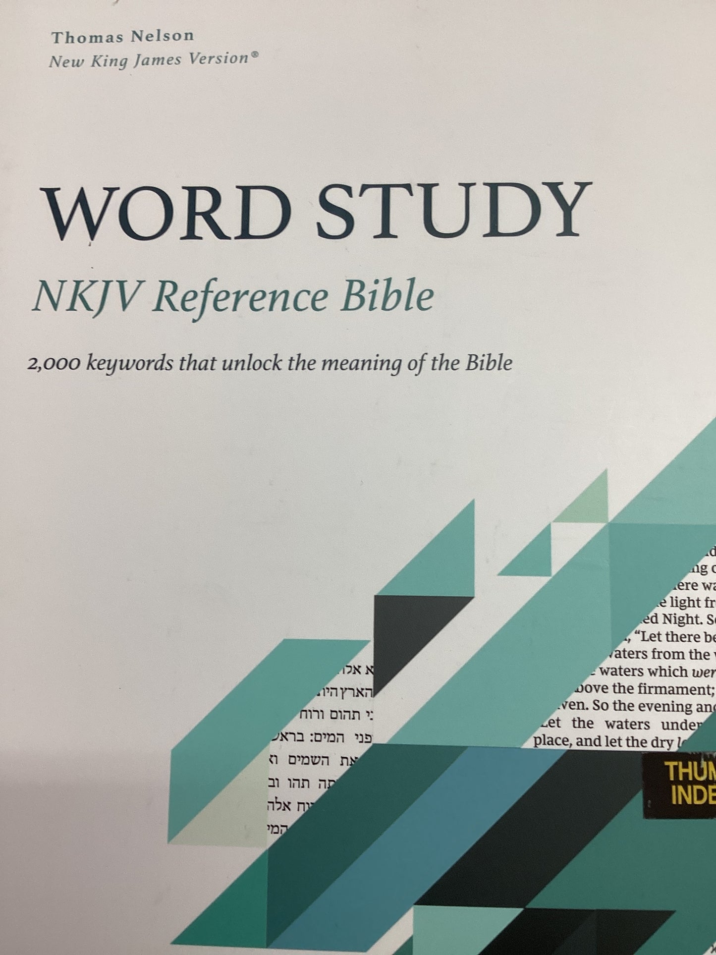 NKJV, Word Study Reference Bible with Thumb Index , Leathersoft, Brown,
