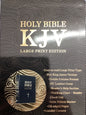 Large Print KJV Bible - Black