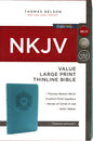 NKJV Turquoise Value Large Print Thinline Bible