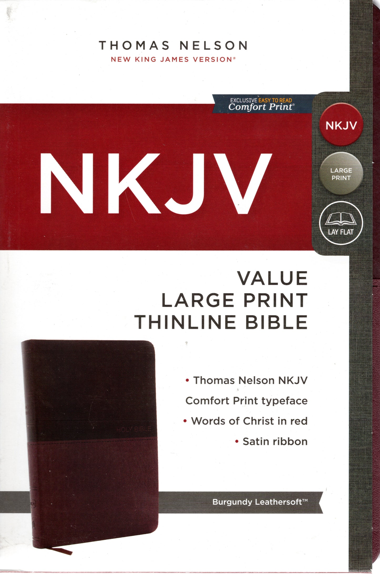 NKJV Turquoise Value Large Print Thinline Bible