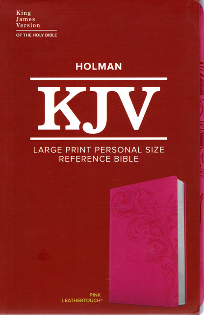 KJV Large print personal Size Refernce Bible - Pink