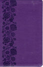 NKJV personal size large print reference bible - Purple