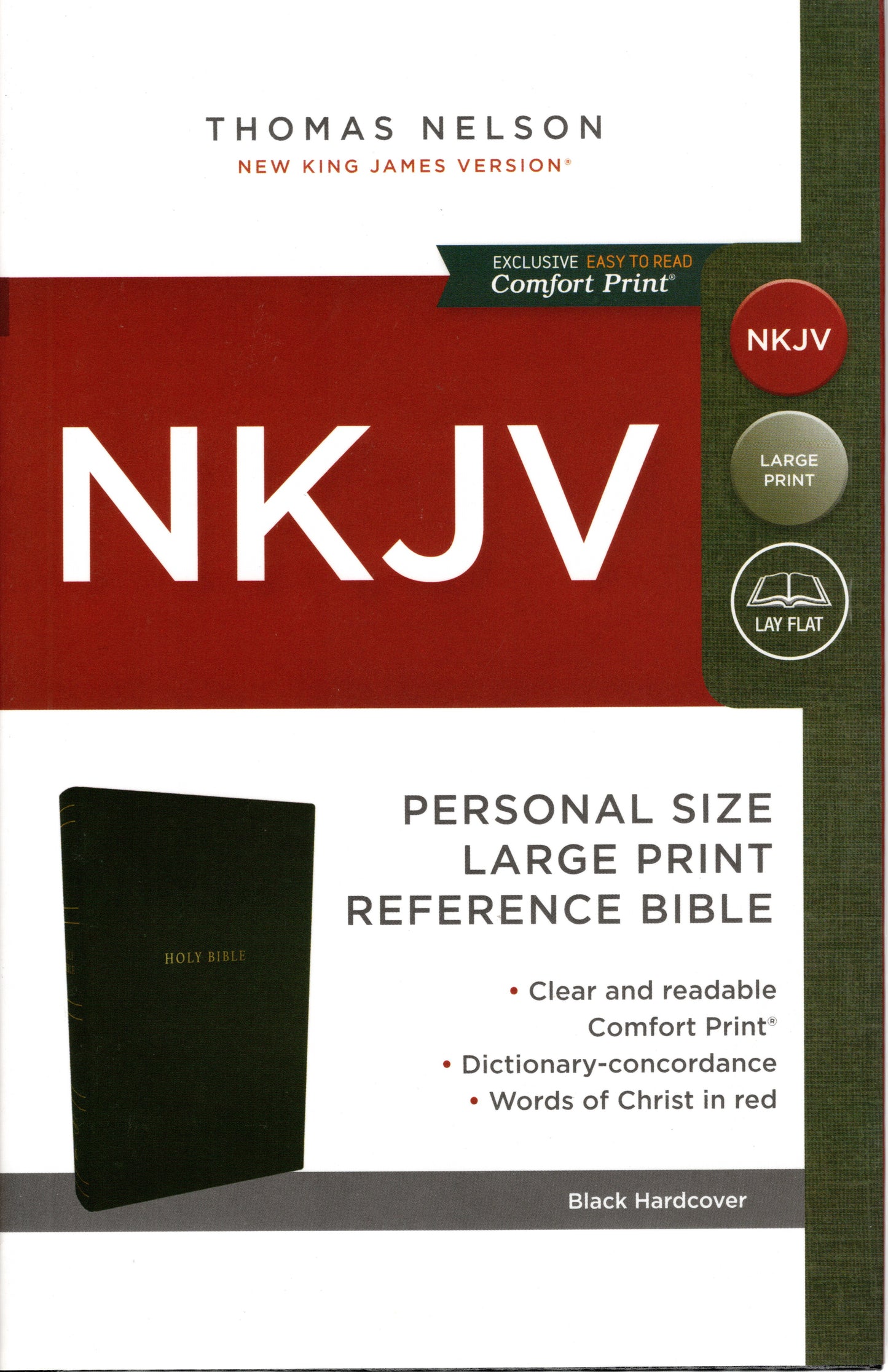 NKJV Holy Bible Personal Size Large Print Reference Bible