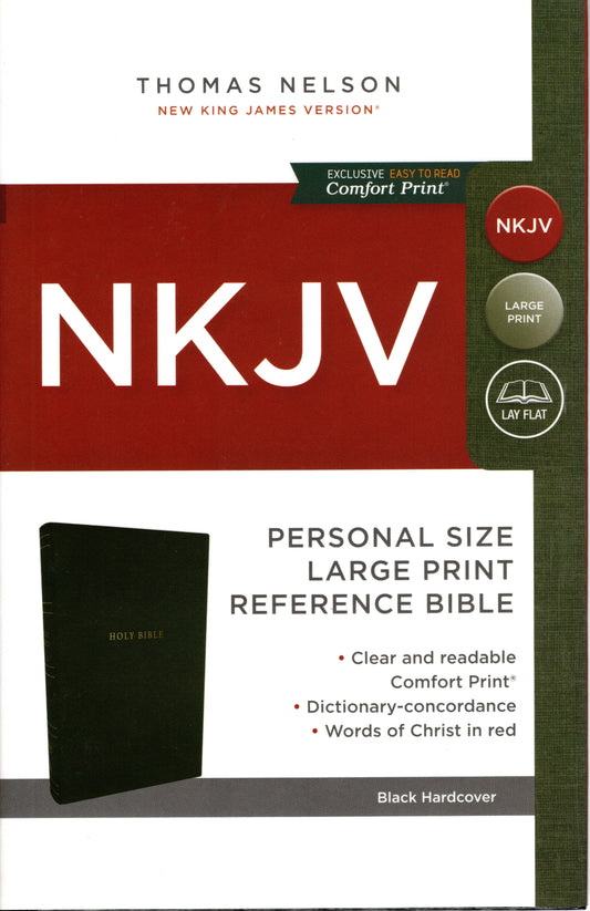 NKJV Holy Bible Personal Size Large Print Reference Bible