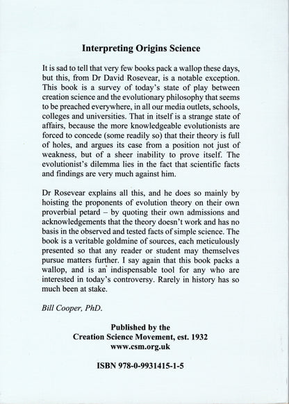 Interpreting Origins Science