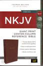 NKJV Reference Bible, Burgundy, Giant Print, Indexed