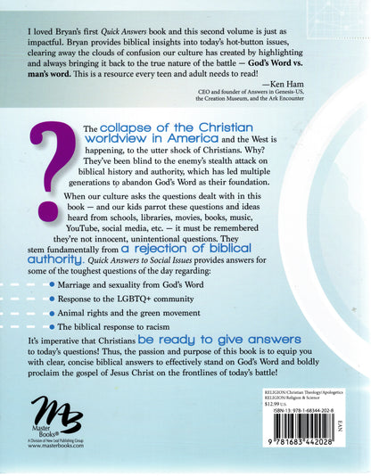 Quick Answers To Social Issues by Brian Osborne