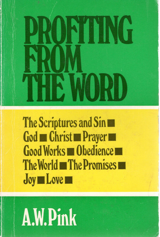 Profiting From The Word-A W Pink -SH - Good condition