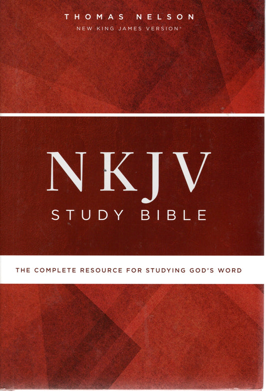 NKJV Study Bible, Comfort Print, Red Letter Edition