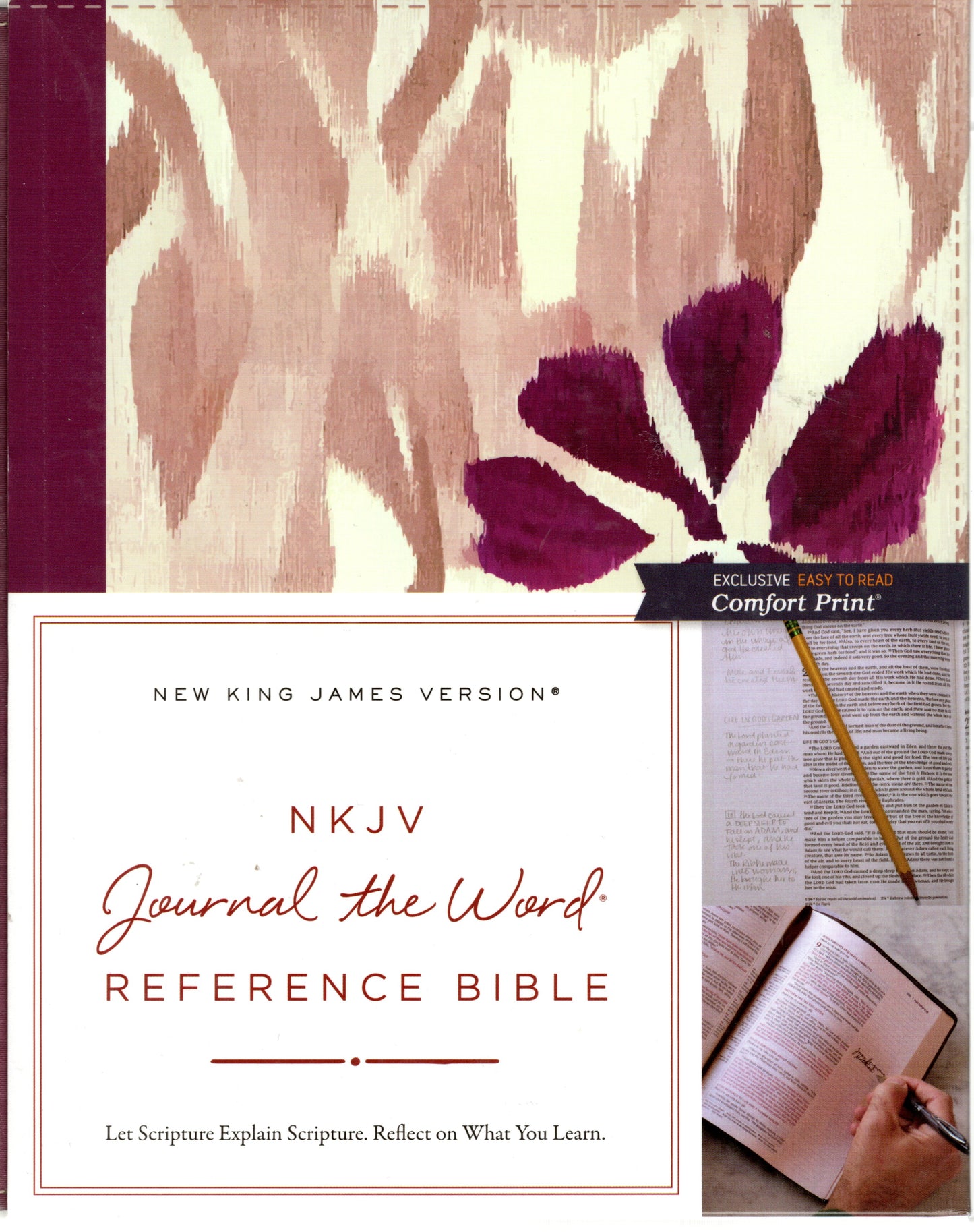 Nkjv Journal the word Reference Bible - Floral