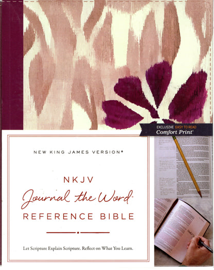 Nkjv Journal the word Reference Bible - Floral