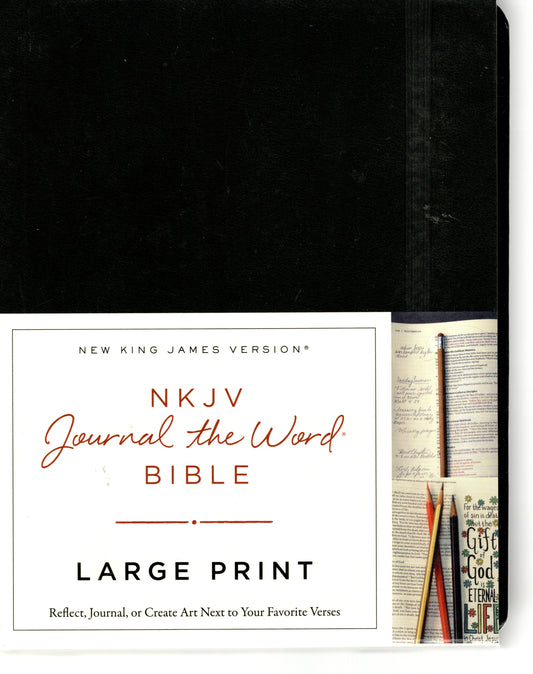 NKJV Journal the Word Large Print - Black