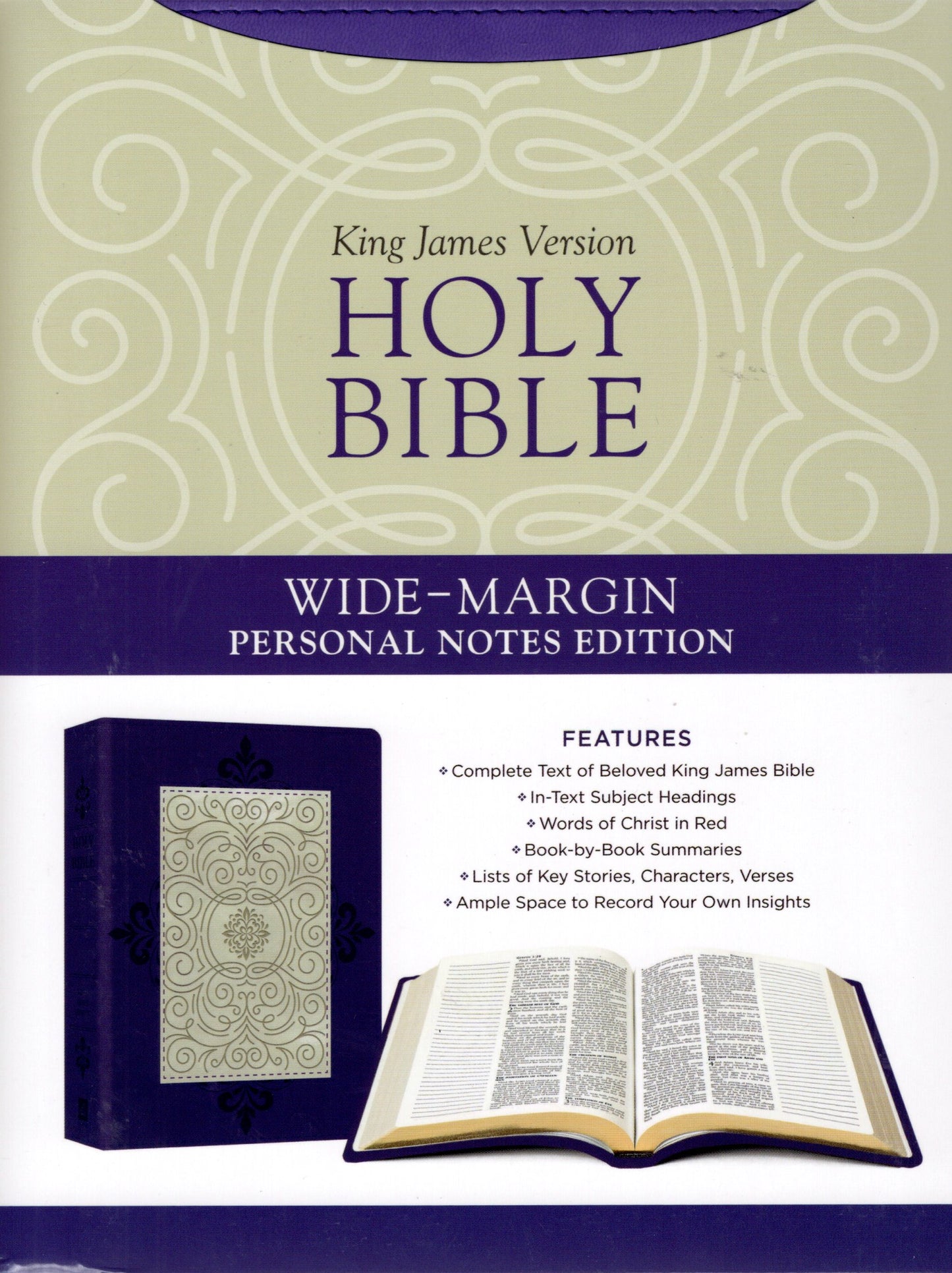 KJV Wide - margin personal notes edition - Lavender
