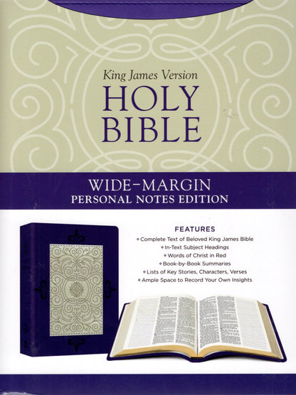 KJV Wide - margin personal notes edition - Lavender