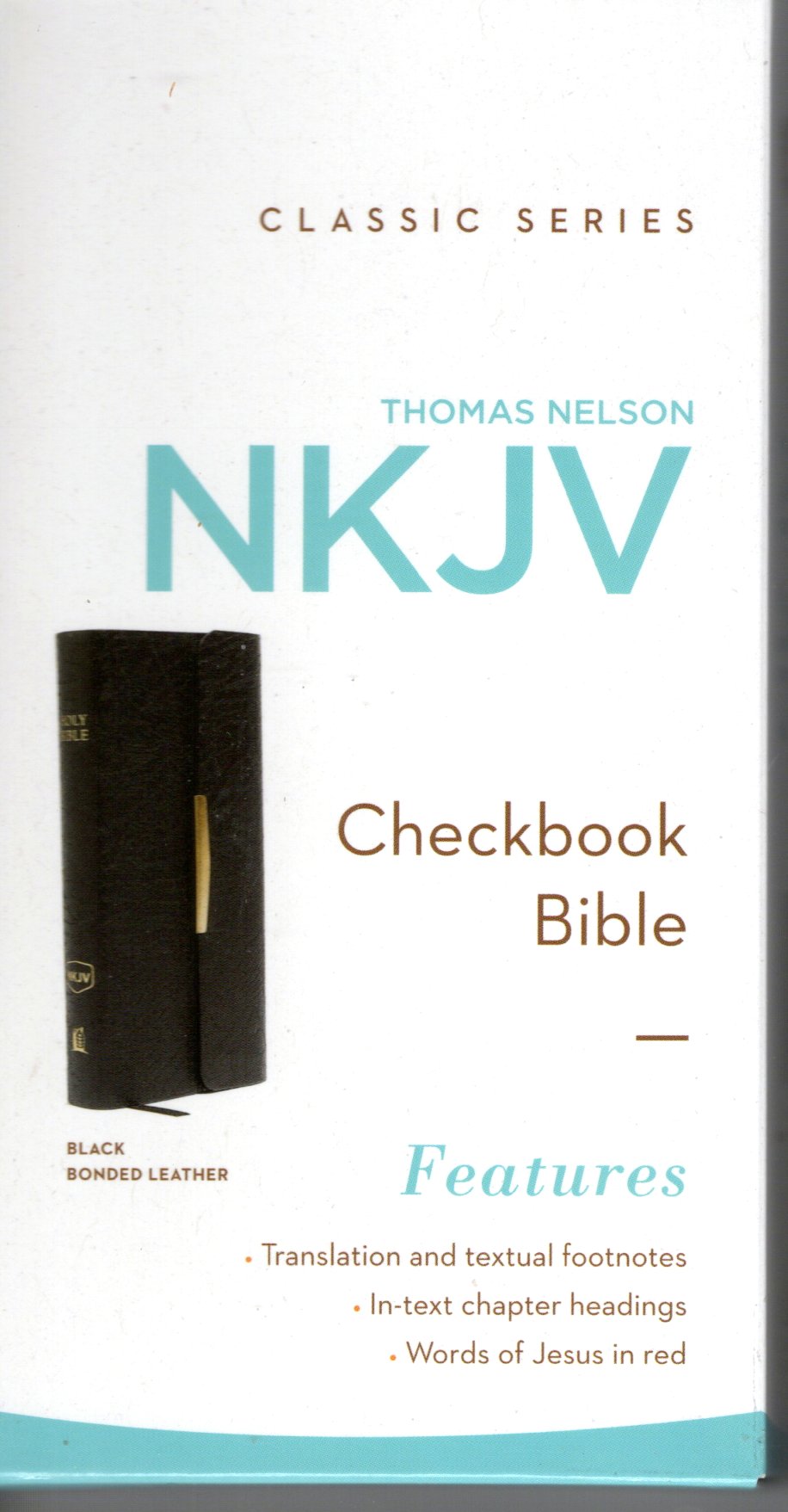 NKJV Checkbook Bible with Flap