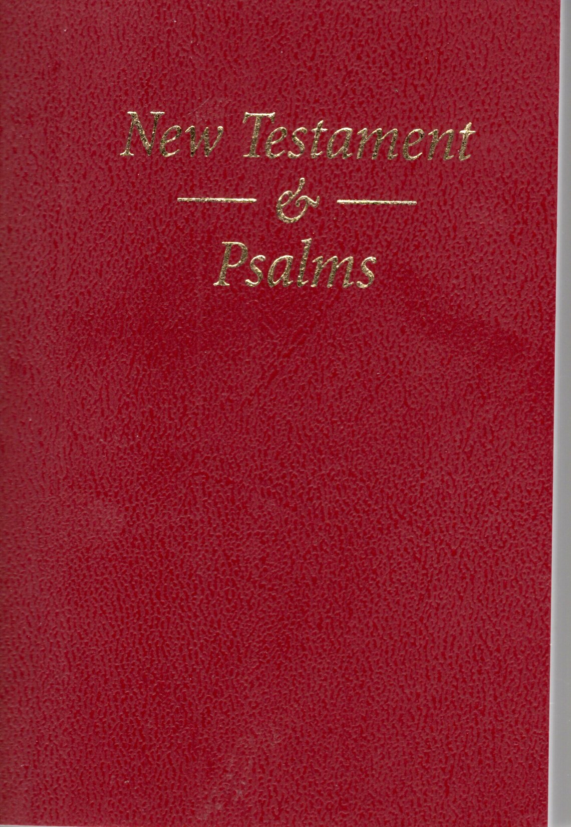 KJV New Testament & Psalms RED Pocket Size