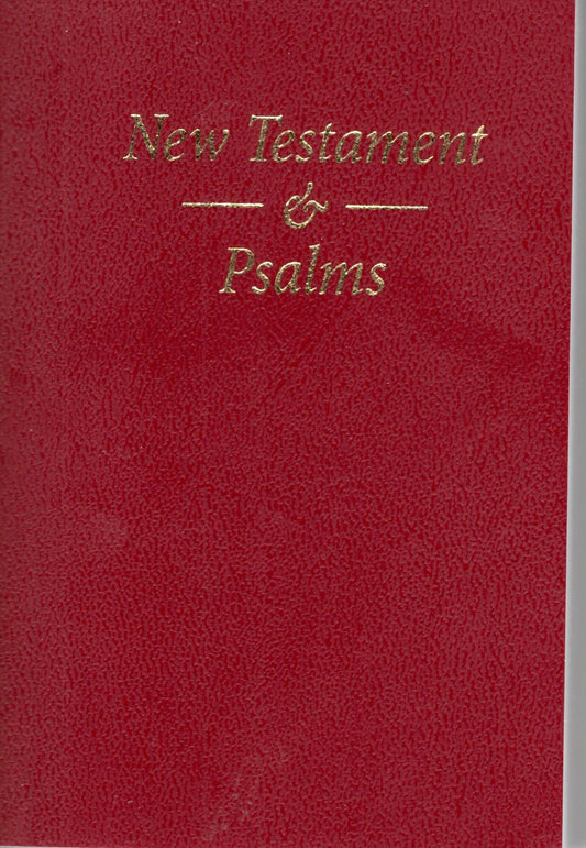 KJV New Testament & Psalms RED Pocket Size